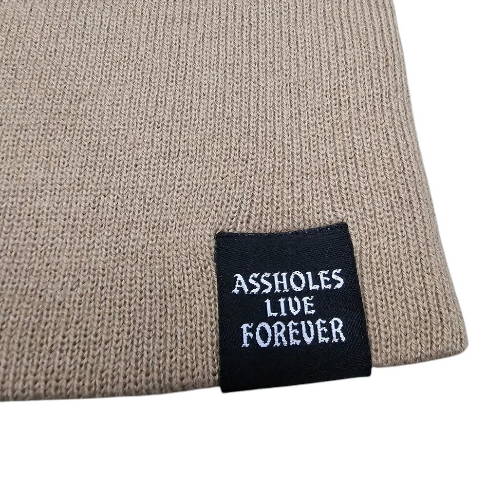 Alf Knit New Logo Tan Beanie Winter Hat - Picture 2 of 5